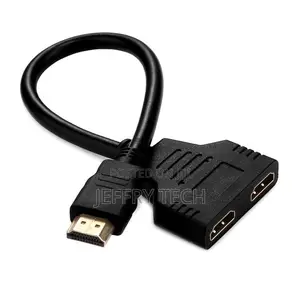 30cm HDMI Male to Dual HDMI Female 1.4 Version Cable Connec