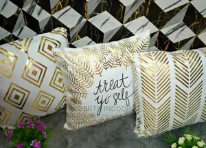 White Elegant Throw Pillow