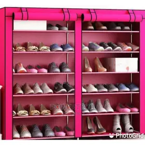 Shoe Rack Double- Mettalic