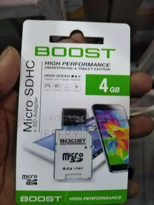 Micro SD- Boost Memory Card 4GB