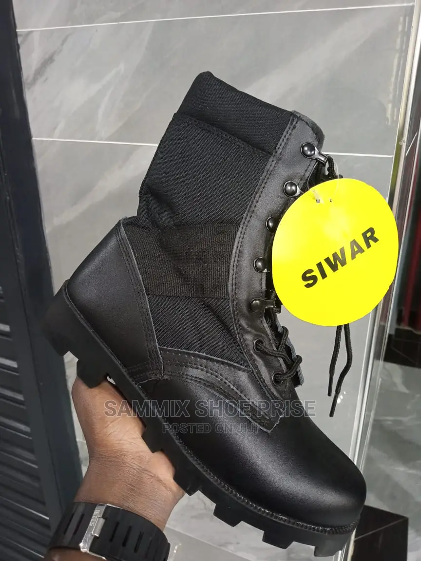 Black Tactical Boots
