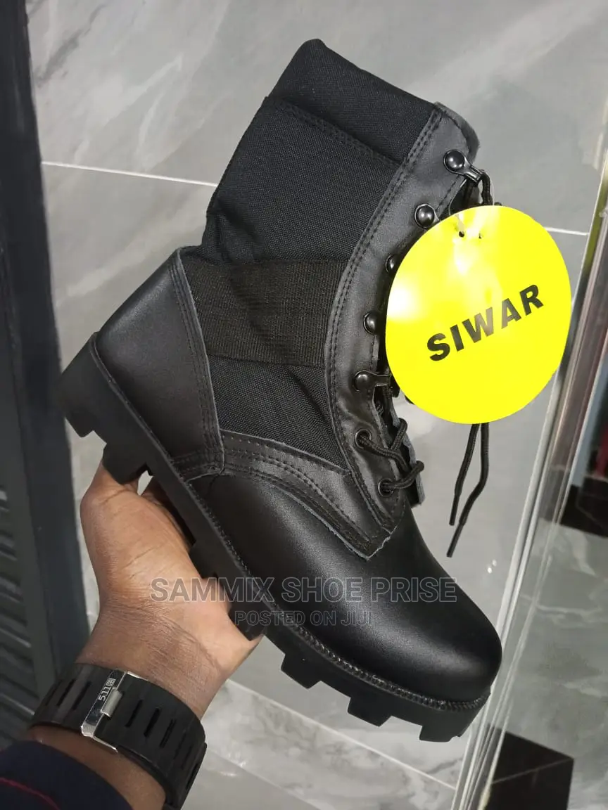 Black Tactical Boots