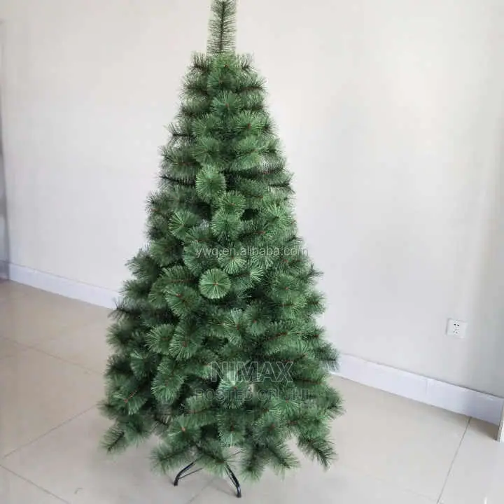 Christmas Pine Tree 6ft/180cms + Free Warm White Led Lights.