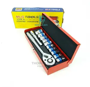 MLG 12pcs Socket Wrench Box Spanner Set With Ratchet Handle