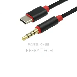 Aux Cable Type C to 3.5mm Car Audio for Samsung Galaxy S21,S