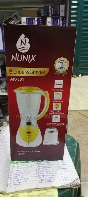 AK-301 Brand New 2 in 1 Nunix Blender and Grinder.
