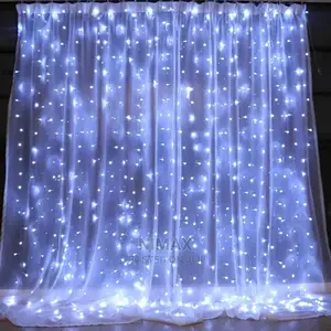 Christmas Cool White 3x3 Curtain LED Lights