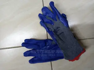 Blue Diamond Grip Industrial Gloves-Water Quality Gloves