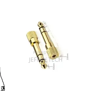 Audio Mic Adapter Plug Gold Plated