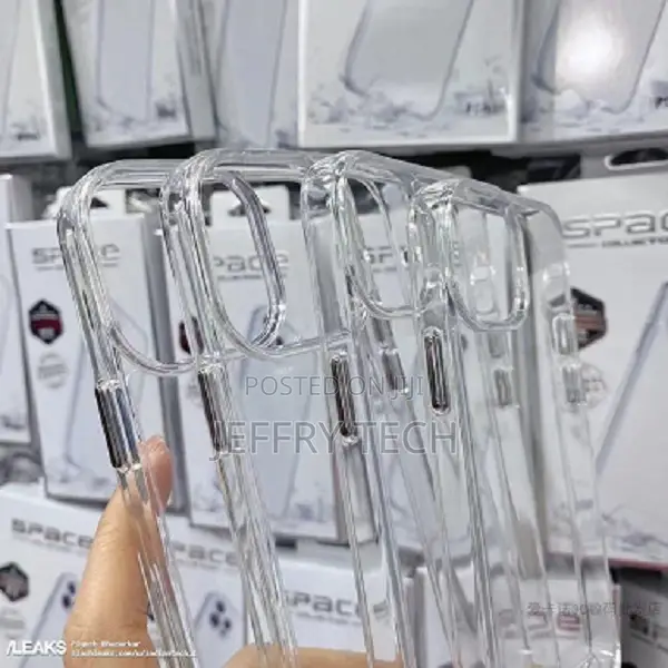 iPhone 13 Pro in a Transparent Shockproof Case Space: Access