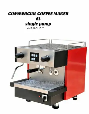6 Litres Single Pump Commercial Coffee Making Machine