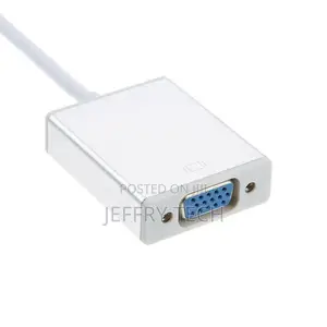 Type-C to Female Vga Adapter Cable Converter Usb-C Hdtv For
