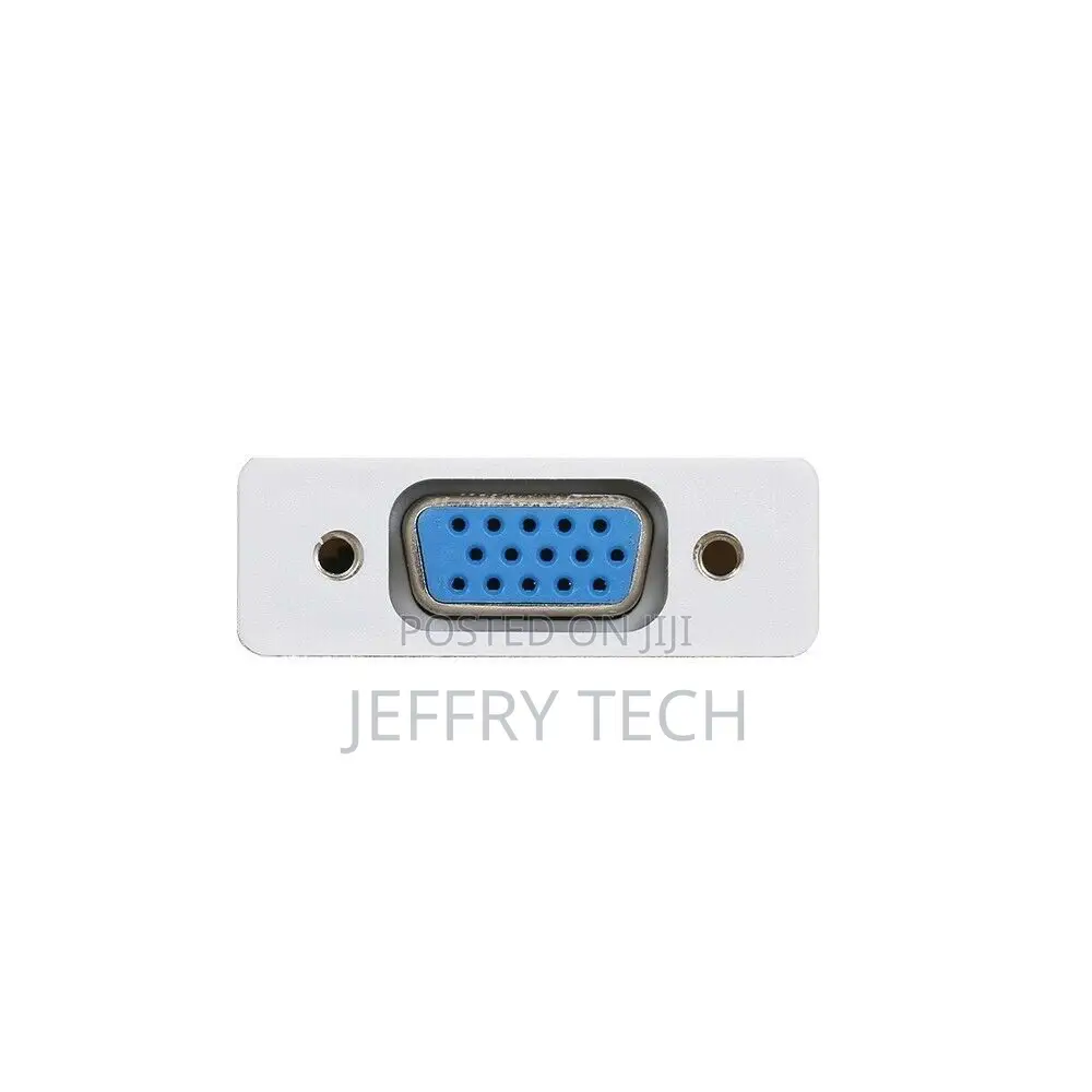 Type-C to Female Vga Adapter Cable Converter Usb-C Hdtv For