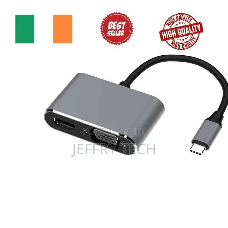 USB C HDMI Type C to HDMI 4K Adapter VGA Audio Video Convert