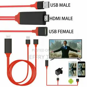 MHL USB to HDMI Cable Phone to TV HDTV Adapter for iPhone/A