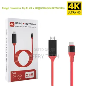 USB Type C to HDMI 4K HDTV TV Cable Adapter for Samsung Gala