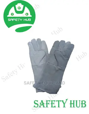 Welding Gloves-White-Long