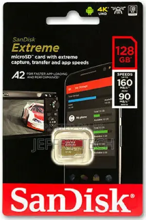 Sandisk Extreme A2 160mb/S 128GB Micro SD SD