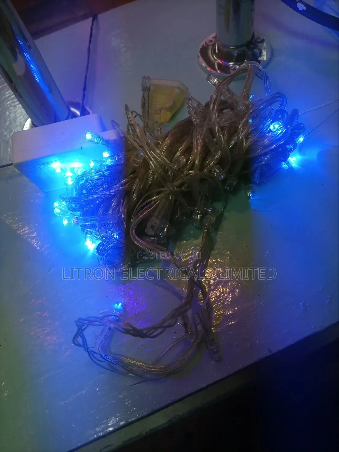 Christmas Lights Blue
