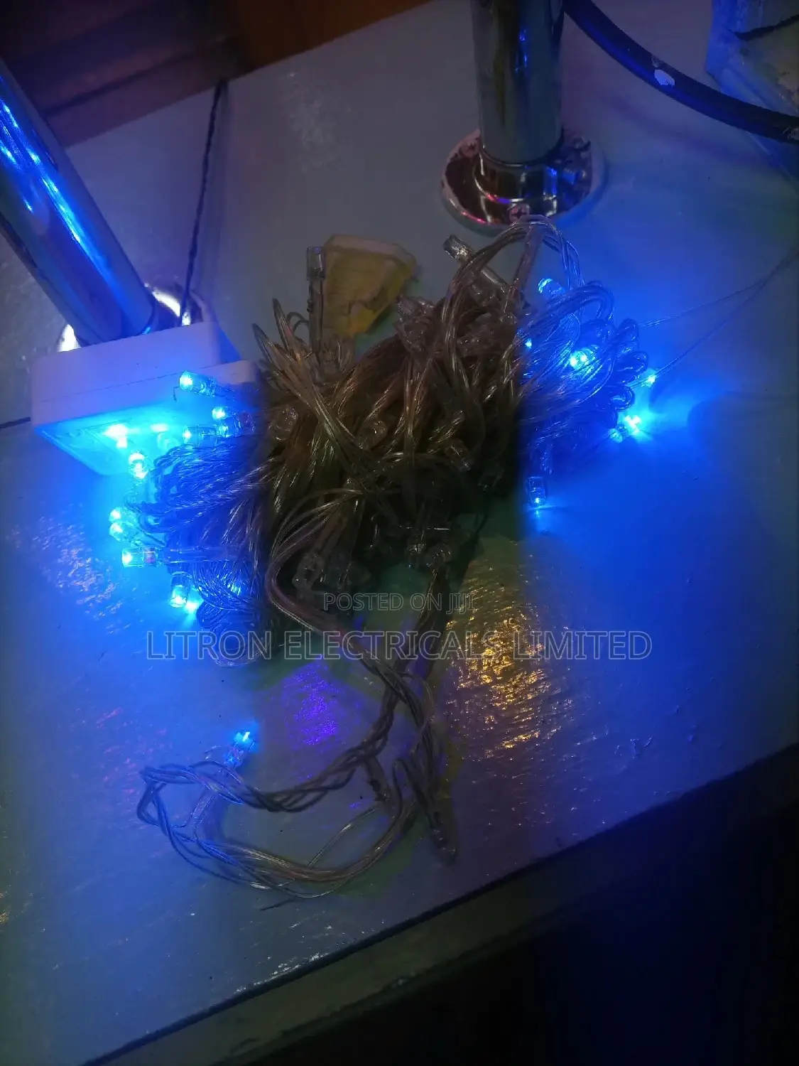 Christmas Lights Blue