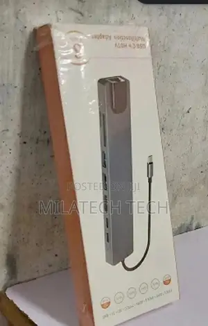 Multifunction 8 in 1 Type C Adapter