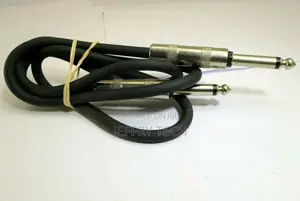 Instrument Cable Audio 3 Ft. 1/4" Straight 6.5mm Male to Mal
