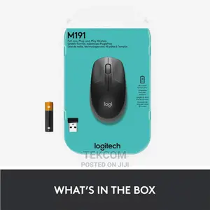Logitech Wireless Mouse Full Size M191 Mid Grey
