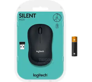 Logitech Wireless Mouse Silent M220 Charcoal