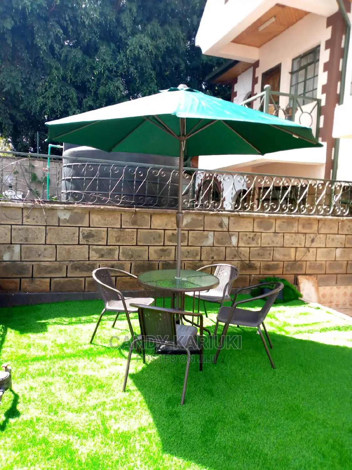 4 Seater Outdoor Set Plus Umbrella