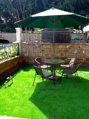 All Weather Outdoor Set (4 Seats, 1 Table Plus Umbrella)