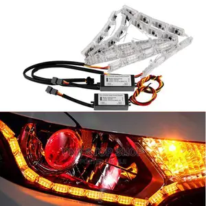 Sequential LED Daytime Running DRL Flowing Turn Signal Light