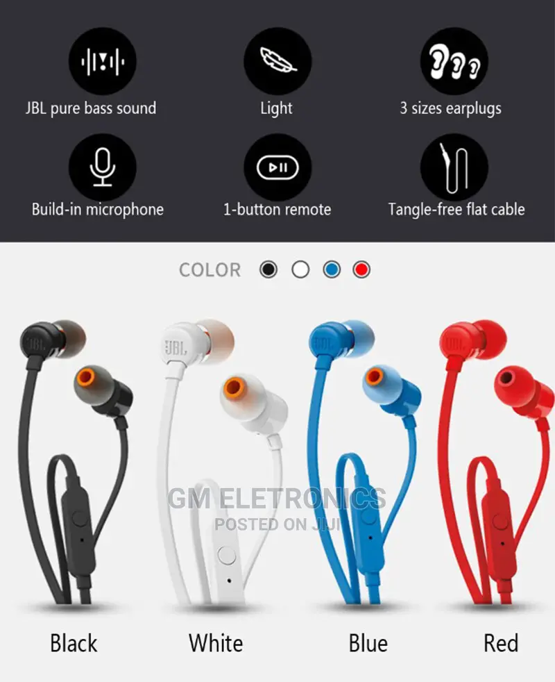 JBL Stereo Earphones.