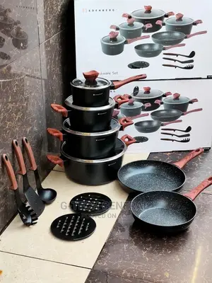 Edenberg 15 Pcs Cookware Set With Kitchen Tools