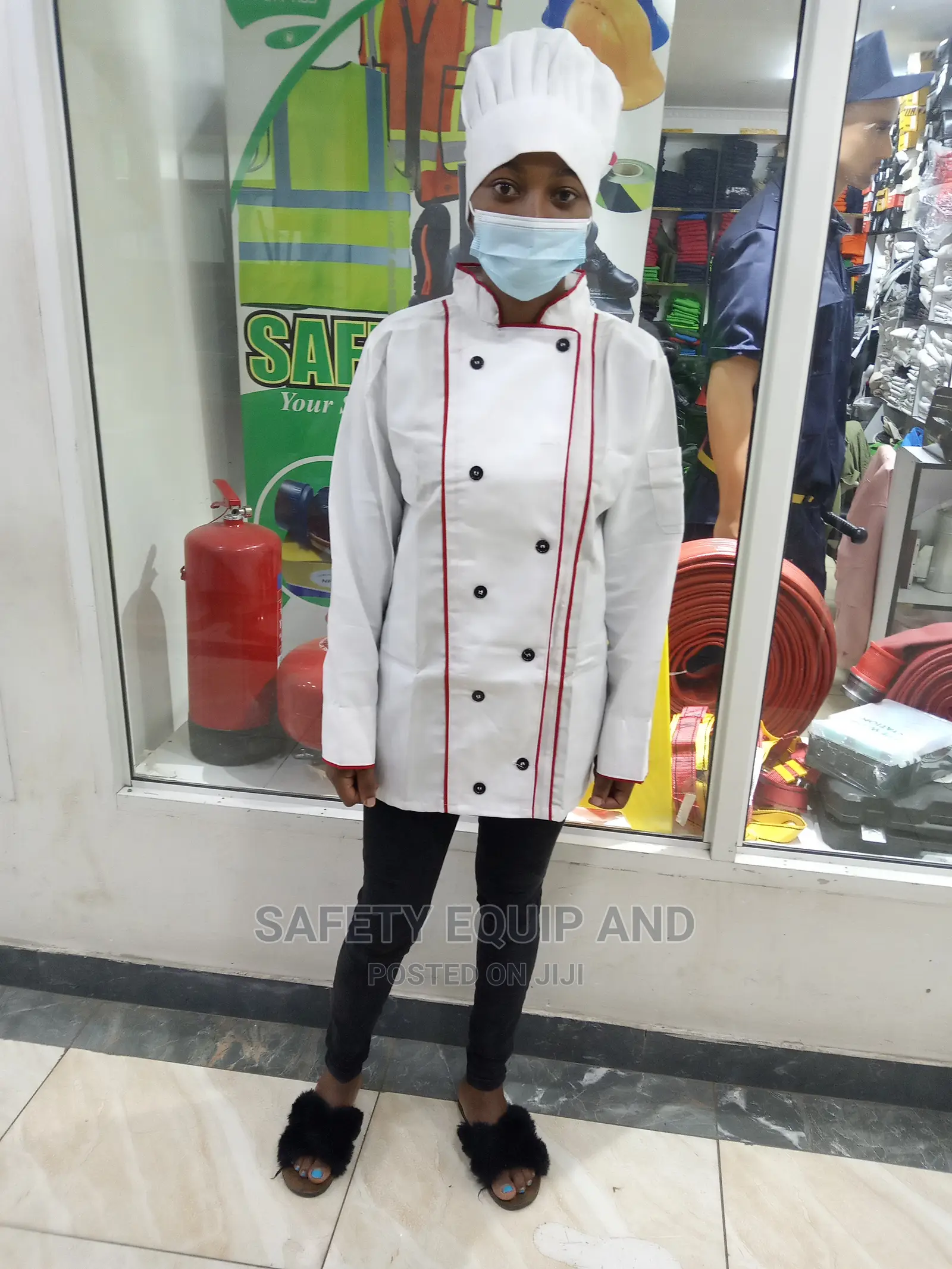 Kitchen Jacket-Longsleeved White