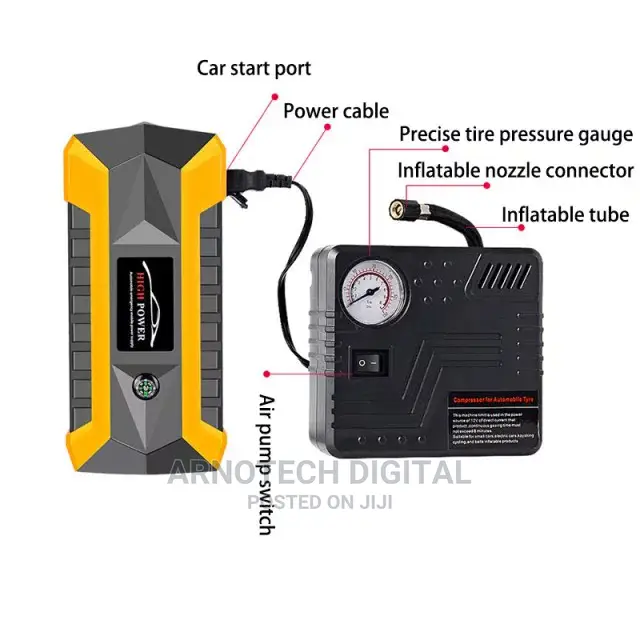 Multi_function Jump Starter Kit + Air Inflator