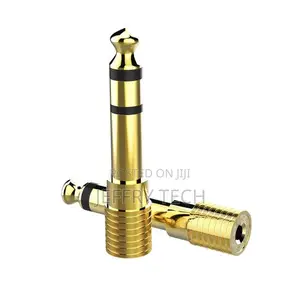 Gold-Plated 6.35mm 1/4 Inch Jack to 3.5mm Male Stereo Headph
