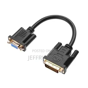 1080p DVI-D 24+5 Pin Male to VGA 15pin Female Active Cable A