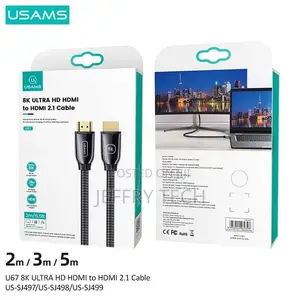 5M Usams 8K Ultra HD Dmi to HDMI 2.1 Cable