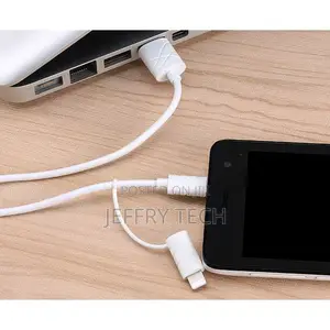 Usams 2 in 1 Micro and Lightning Data Cable U Gee Series 1M