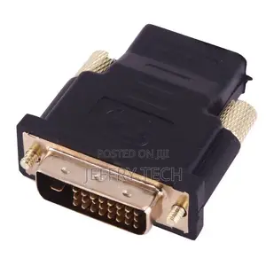 HDMI 19pin Female to DVI 24+1 Pin Male Adapter (Gold Plated)