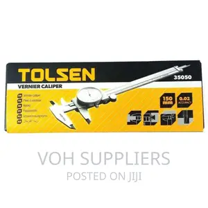 TOLSEN Vernier Caliper Dial Type Analogue Gauge (0-200mm) Ha