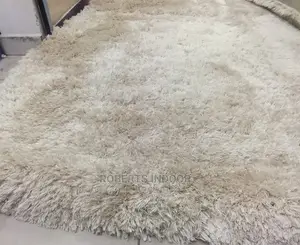 Turkish White Soft Fluffy Carpet