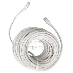 20m White Ethernet Network Lan Cable CAT6 UTP 1000mbps RJ45