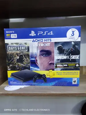 New Ps4 Slim Black