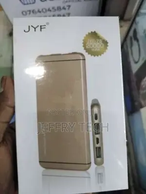 JYF,Portable 20000mah Power Bank External Battery Charger With Dual US