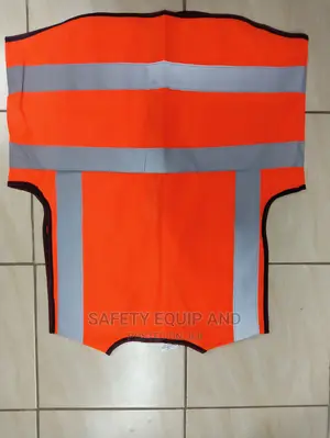 High Visibility Reflective Vest-Orange