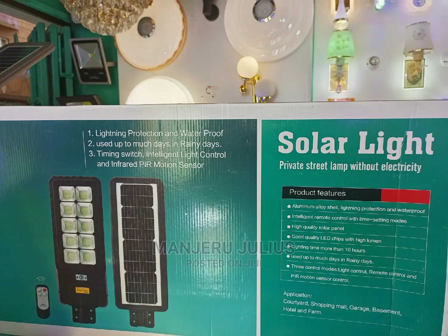 500 Watts Solar Streetlight