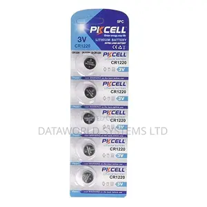 PKCELL 3V. CR1220 Lithium Battery 5pcs