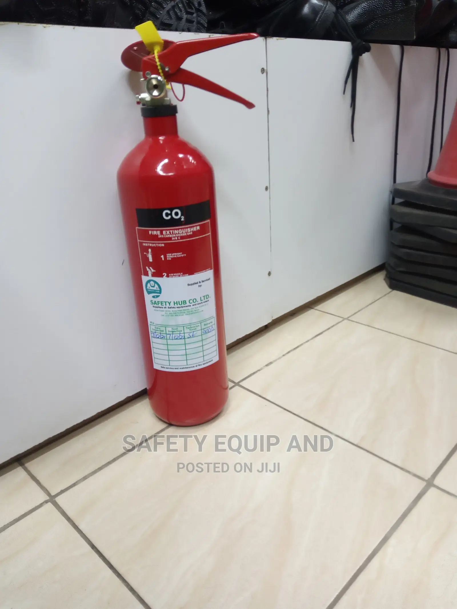 Red Carbon Dioxide Extinguishers