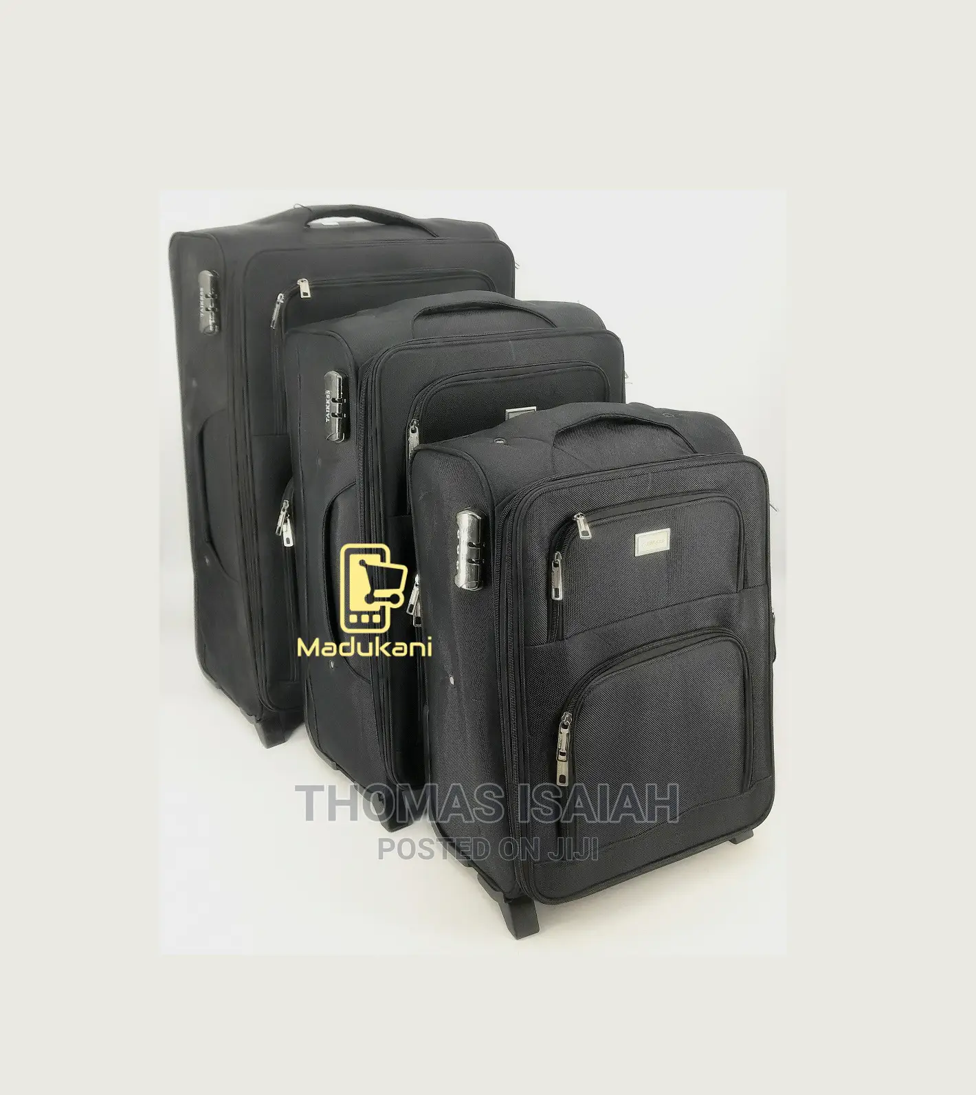3PCS Softside Expandable Deluxe Luggage Suitcase With TSA Lo